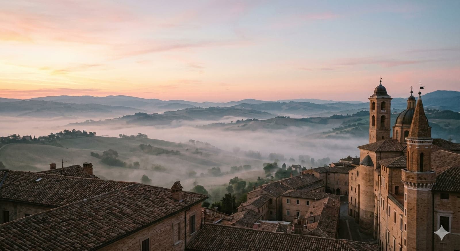Urbino — Where Renaissance painters learned perspective.